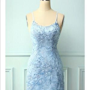 Zapaka HOCO dress. (New with tag) Light blue